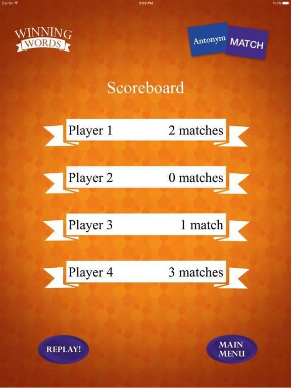 Antonym Match