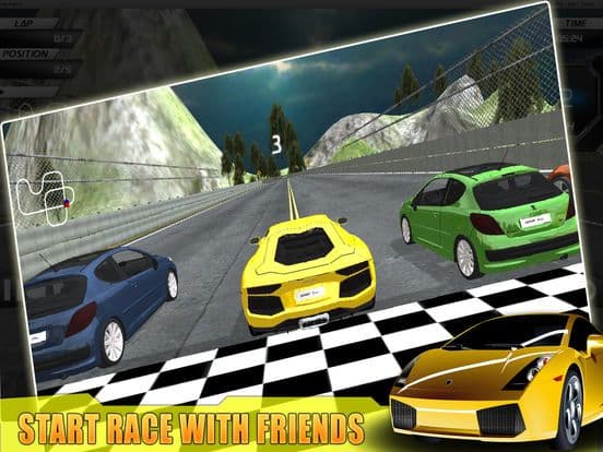 Super Sports Car Racing Great Mania