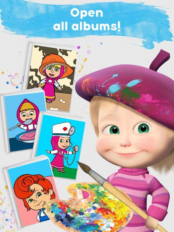 Masha and the Bear: Art Games