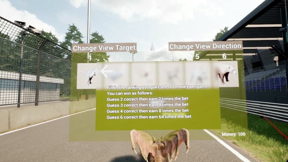 Animal Race Run VR