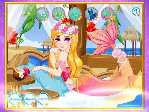 Mermaid Valentine Day DressUp