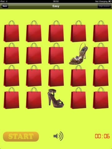 Lady Shoes Memory Game Lite
