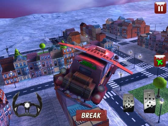 Chritmas Flying Car games