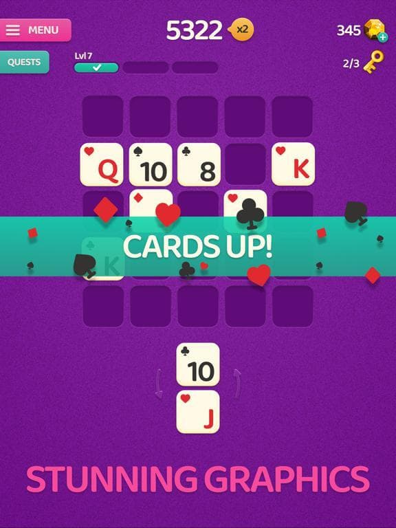 Cards Up! Merge Puzzle