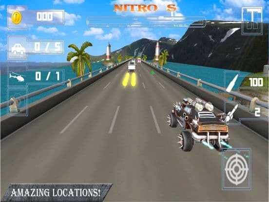 Weapon Car Rider: Highway Shooting Race-r 3D