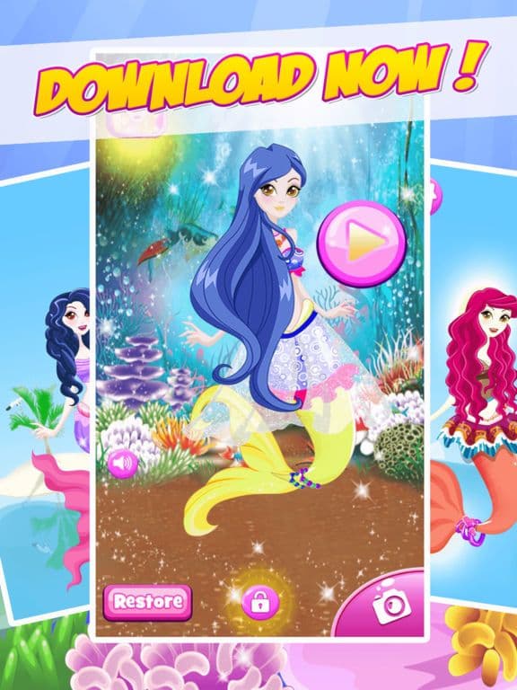 The Princess Mermaid Dress Up Games