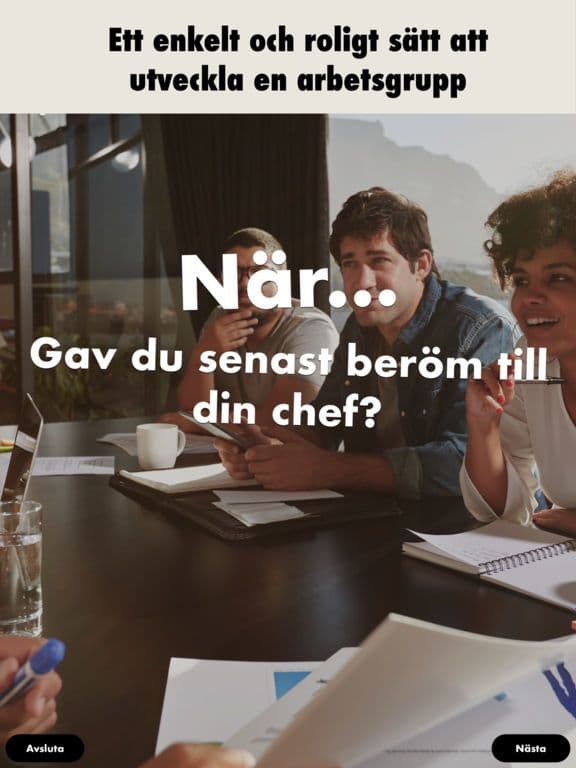 prata på jobbet