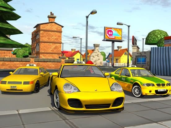3d Taxi car driver Parking simulator free games