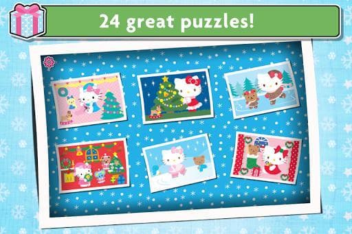 Hello Kitty Christmas Puzzles - Games for Kids 🎄