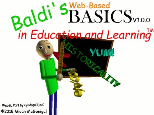 Redistributed: Baldi's Web-Based Basics in Education and Learning 1.4.3 Version