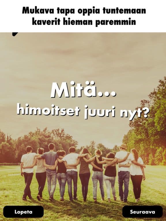Etkö tunne mua