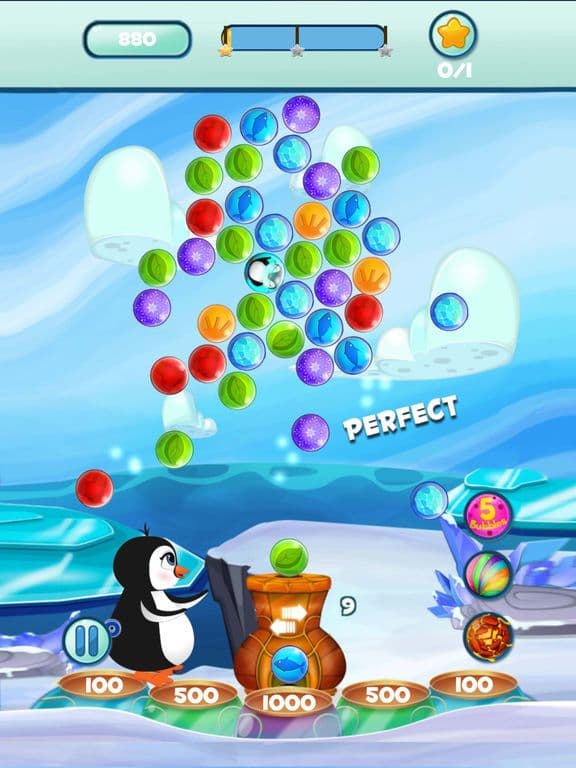 Penguin Color Bubble Pop