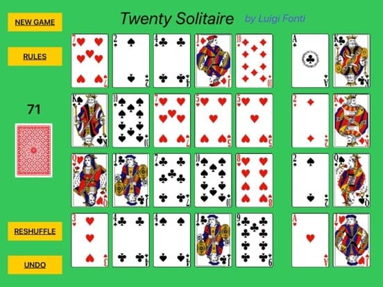 Twenty Solitaire