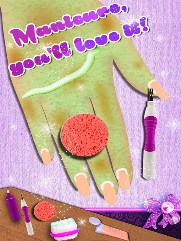 Nail Salon -Girl Make up Makeover Dress up Fashion