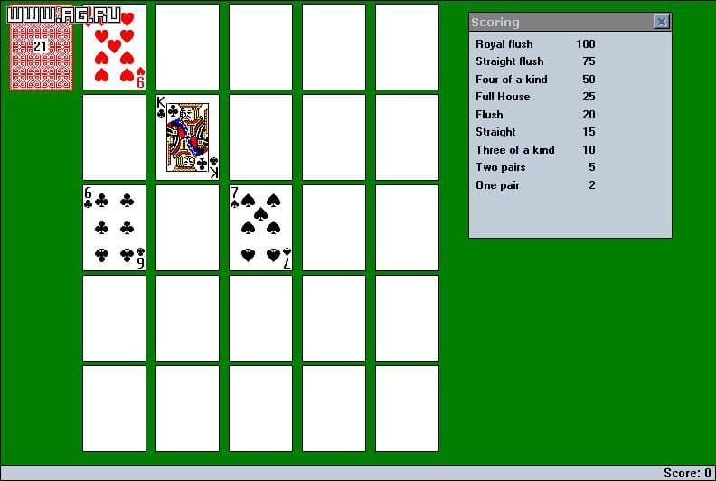 Poker Solitaire