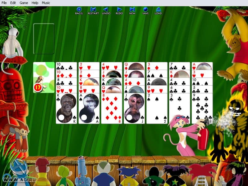 Burning Monkey Solitaire 2005