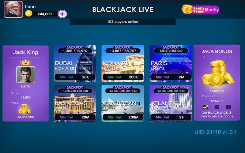 Blackjack Live