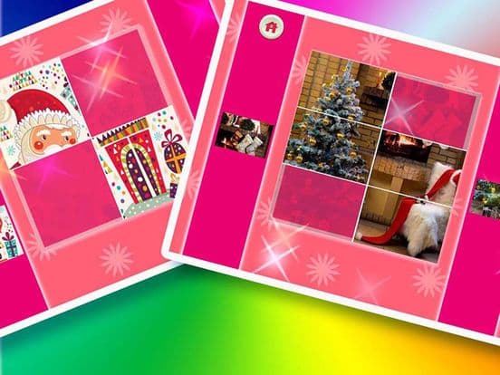 Picture Jigsaw Puzzles For Kids - Santa Claus - Christmas Tree and Gifts