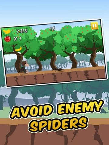 Banana Monkey Run - Crazy Spider Jump Minion Fun Rush