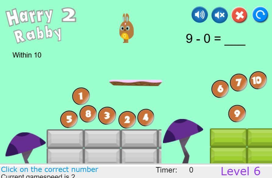 HarryRabby Preschool Math - Subtraction within 10