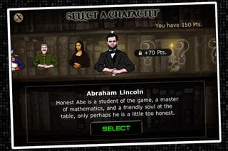 Imagine Poker ~ a Texas Hold'em series against colorful characters from world history!