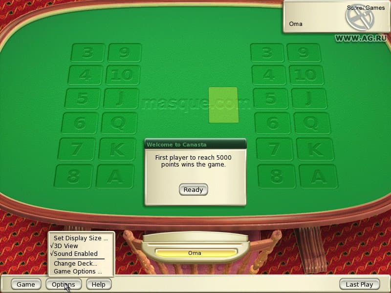 Masque Card Games