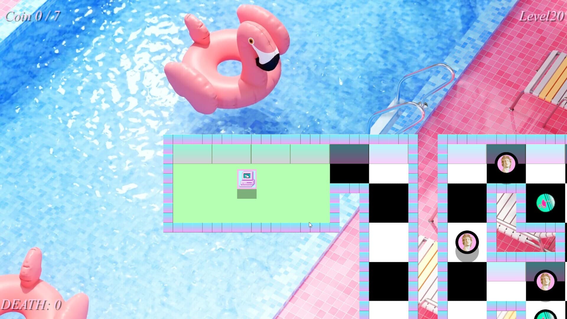 Vaporwave Hardest Game