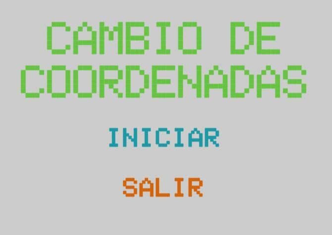 Simulador de Cambio de Coordenadas